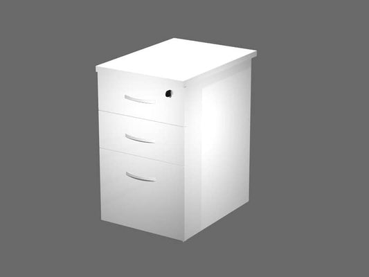 Cassettiera alta 2 cassetti + 1 classificatore Artexport Flex 44x60x73 cm - bianco - CA60+TOP44-3