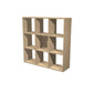 Libreria componibile Artexport Maxicolor - 9 caselle - 104x29,2x103,9 cm - Rovere 9MaxC-C