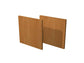 Coppia di dietri per libreria componibile Artexport Maxicolor - 32,2x32,1 cm - noce chiaro - 2R-MaxC-4