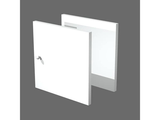 Coppia di antine per libreria componibile Artexport Maxicolor - 32,2x32,2 cm - Bianco - 2A-MaxC-3