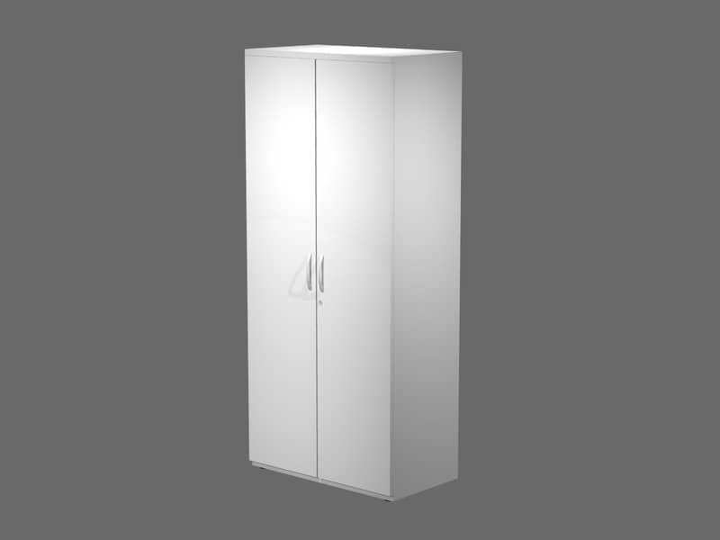 Mobile a giorno alto Artexport Bridge con ante - 80x46x181,8 cm - bianco BH+AH-3