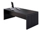 Scrivania direzionale Artexport Flora 180x90x74 cm fianchi legno nero venato frassino - 901/8