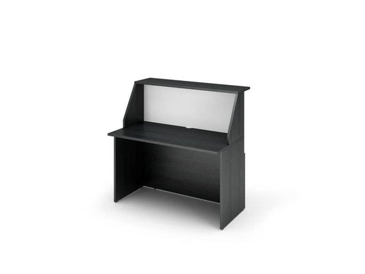 Bancone reception Artexport Musa 120x76x117 cm nero venato-bianco 2824-B12-83
