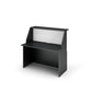 Bancone reception Artexport Musa 120x76x117 cm nero venato-bianco 2824-B12-83