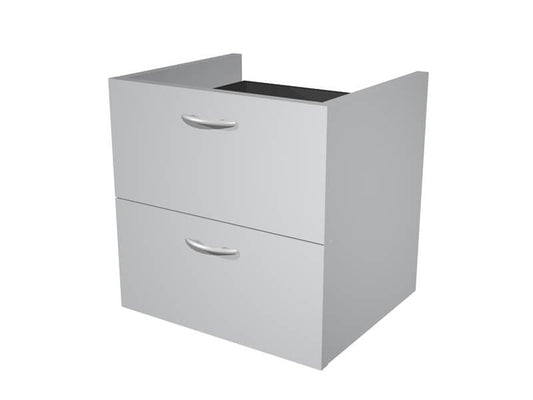 EC - Coppia di cassetti per libreria componibile Artexport Protocollo 36x29x33,5 cm - grigio - CC-L40-9