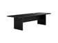 Tavolo riunioni Artexport Flora 220x100x74 cm fianchi legno nero venato frassino - 905/8