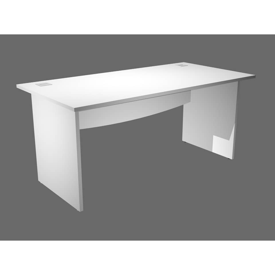 Scrivania Artexport Flex - 140x80x73 cm bianco - fianchi a pannello in melaminico - JPB140-3