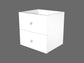 Coppia di cassetti per libreria componibile Artexport Maxicolor 32,5x28,8x32,5 cm - Bianco - 2C-MaxC-3