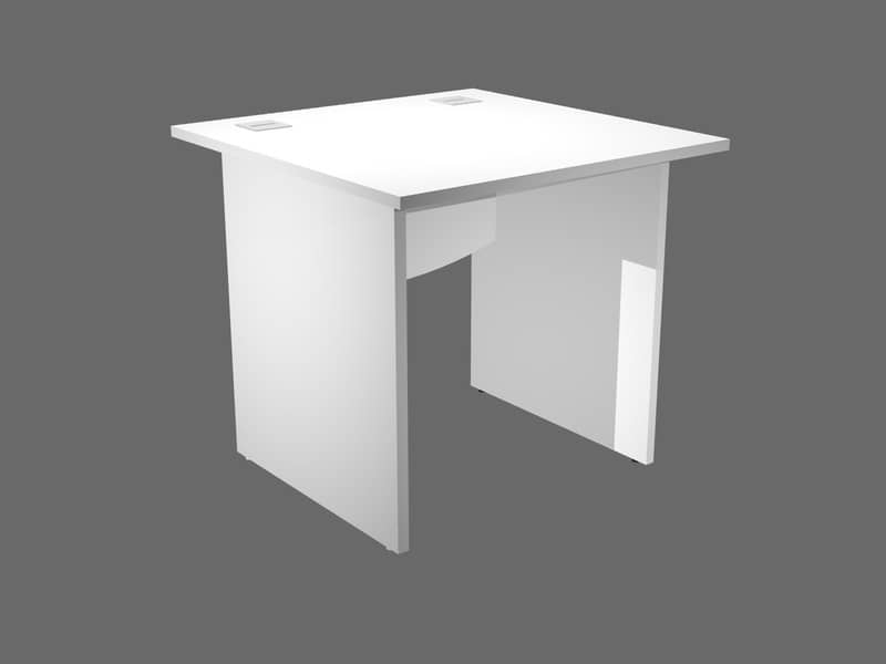 Scrivania Artexport Flex - 80x80x73 cm bianco - fianchi a pannello in melaminico - JPB80-3