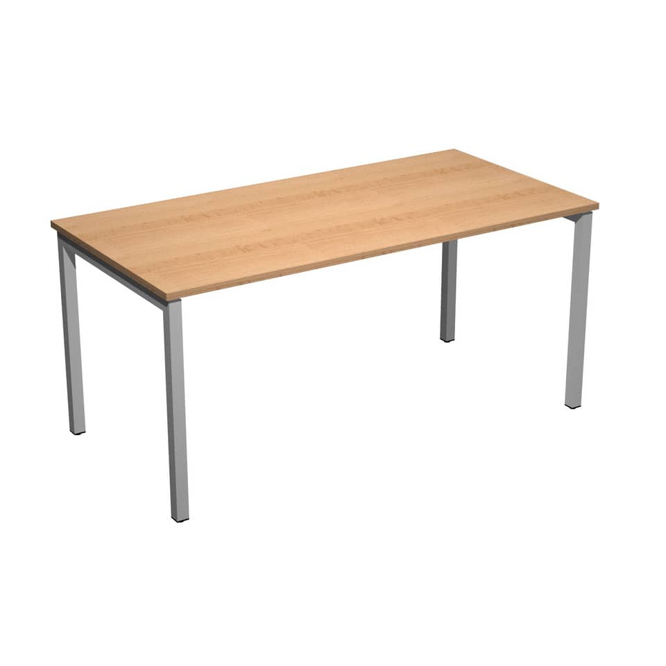 Scrivania Artexport Presto Venere Plus 160x80x72,5 cm piano faggio - gambe in metallo - 66003 + 86711N  + 86308N/6