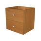 Coppia di cassetti per libreria componibile Artexport Maxicolor 32,5x28,8x32,5 cm - noce chiaro