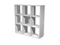 Libreria componibile Artexport Maxicolor - 9 caselle - 104x29,2x103,9 cm - Grigio alluminio - 9MaxC-5