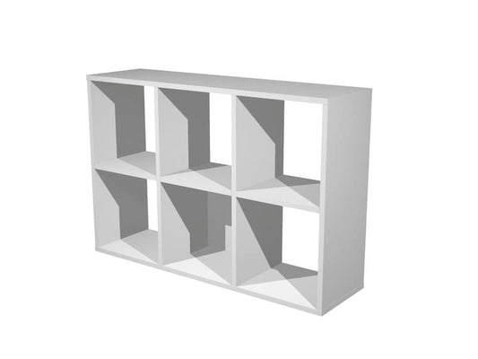 Libreria componibile Artexport Maxicolor - 6 caselle - 104x29,2x69,8 cm - Grigio alluminio - 6MaxC-5