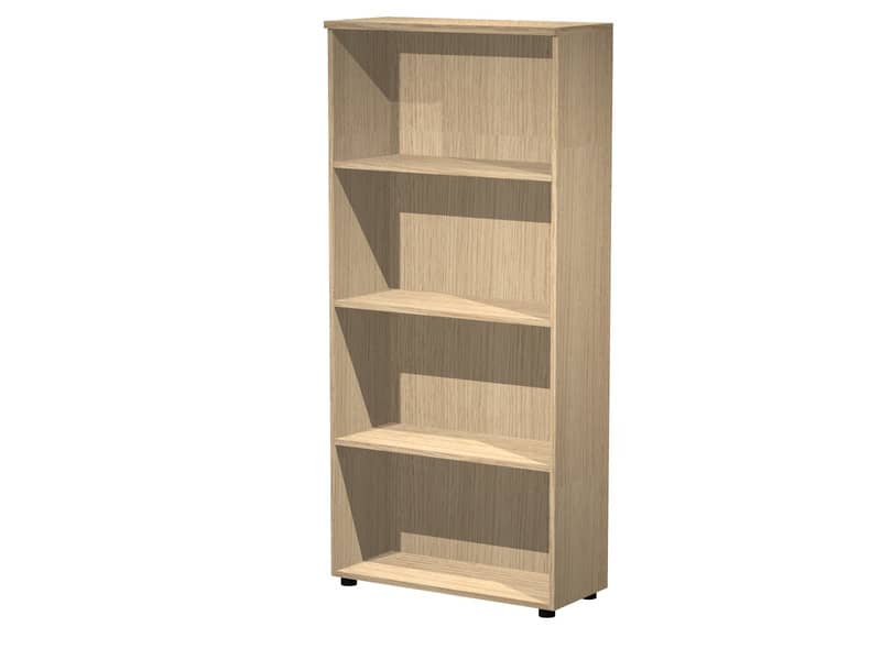 Mobile a giorno alto Artexport Presto 3 ripiani regolabili 80x35x180 cm rovere 038+039/C