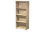 Mobile a giorno alto Artexport Presto 3 ripiani regolabili 80x35x180 cm rovere 038+039/C