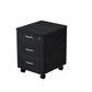 EC - Cassettiera a tre cassetti montata Artexport Presto 41,8x52x59,5 cm nero venato frassino - 60019/8