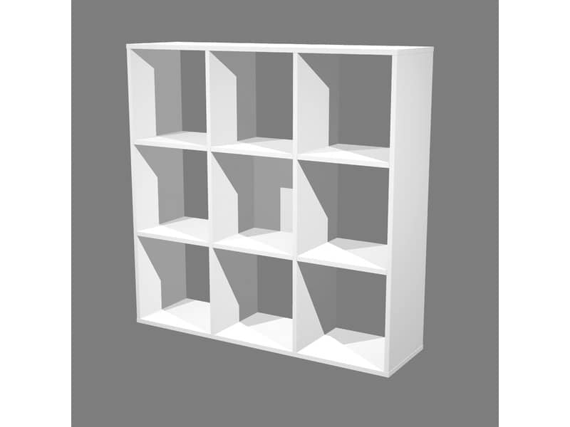 Libreria componibile Artexport Maxicolor - 9 caselle - 104x29,2x103,9 cm - Bianco 9MaxC-3