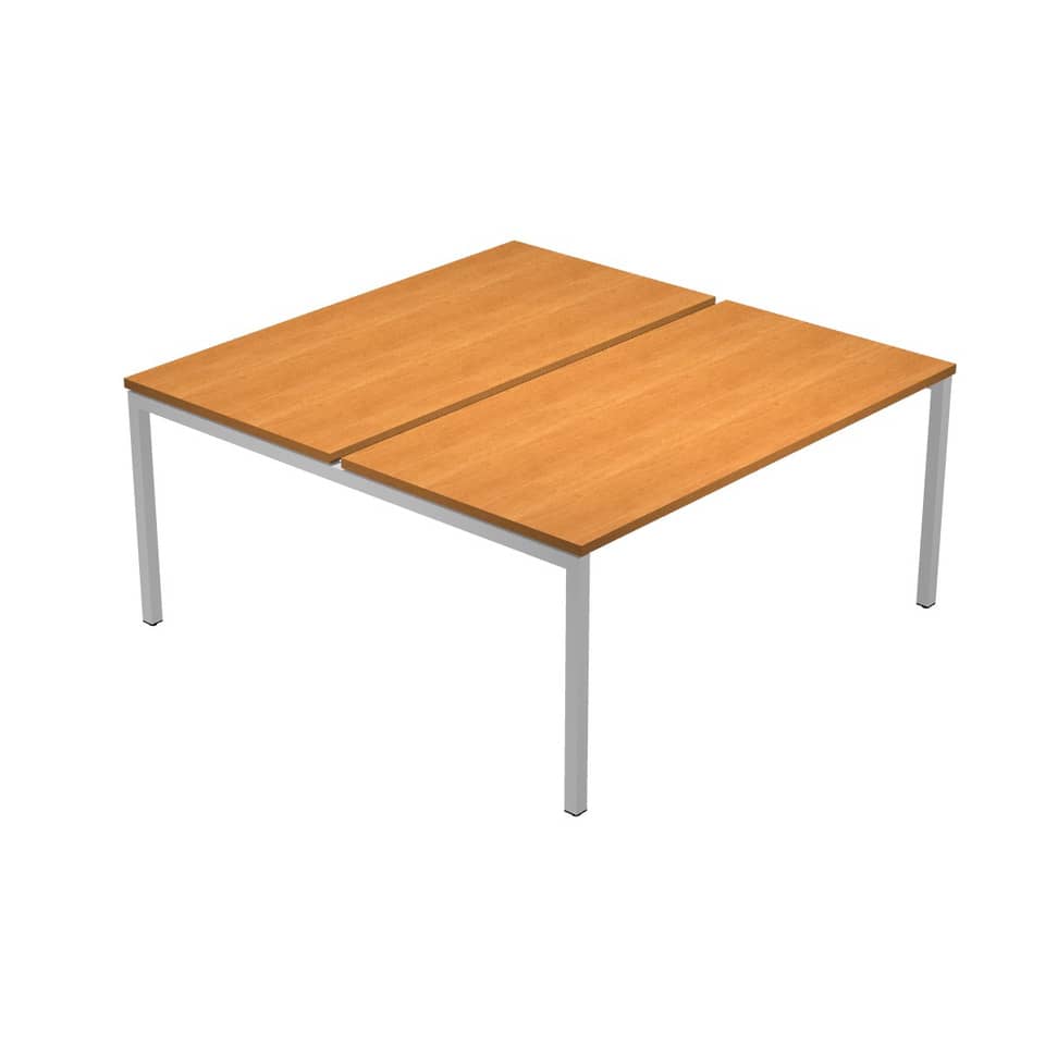 Scrivania Bench doppia senza divisorio Artexport Presto Venere Plus 140x164x72,5cm noce - 662B / NOPAR/4