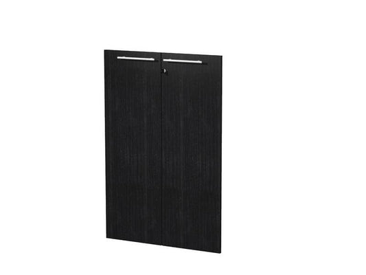 Coppia ante medie Artexport Flora 80x115,4 cm - melaminico nero venato frassino - 91069M/8