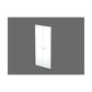 Coppia ante con serratura Artexport in melaminico per mobile alto Presto 80x175 cm bianco - 60075/M/3