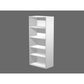 Mobile a giorno alto Artexport Bridge senza ante - 80x46x181,8 cm - bianco BH-3