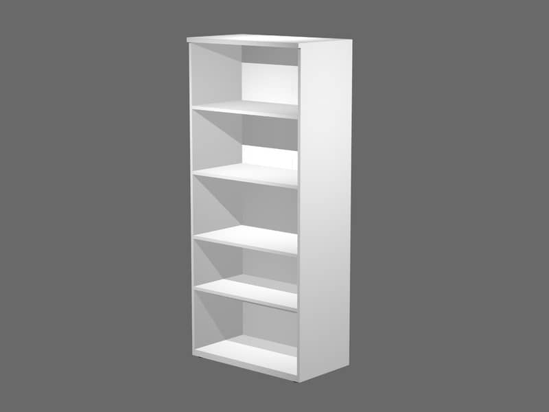 Mobile a giorno alto Artexport Bridge senza ante - 80x46x181,8 cm - bianco BH-3