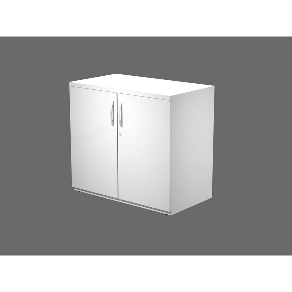 Mobile a giorno basso Artexport Bridge con ante - 80x46x73 cm - bianco BB+AB-3