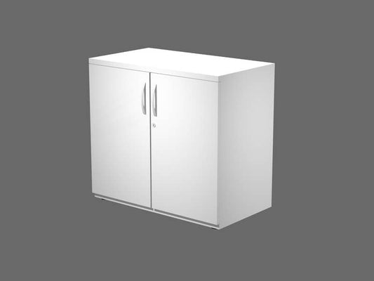 Mobile a giorno basso Artexport Bridge con ante - 80x46x73 cm - bianco BB+AB-3