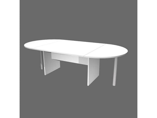Tavolo riunione ovale Artexport Presto 220x110xH.72 cm piano e struttura bianco TR/220/3