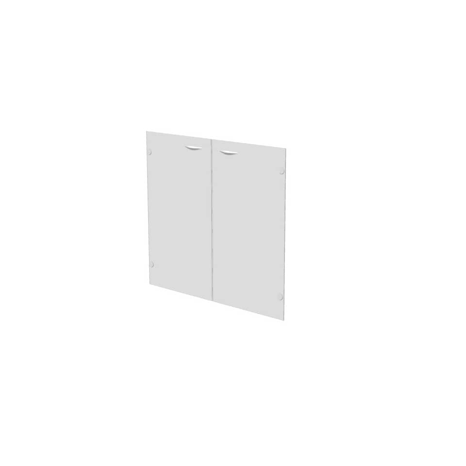 Coppia ante senza serratura per mobile basso Artexport Venere Plus - vetro satinato 80x67 cm - 70067/G