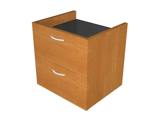 EC - Coppia di cassetti per libreria componibile Artexport Protocollo 36x29x33,5 cm - noce chiaro - CC-L40-4