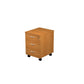 EC - Cassettiera a tre cassetti montata Artexport Presto 41,8x52x59,5 cm noce chiaro - 60019/4