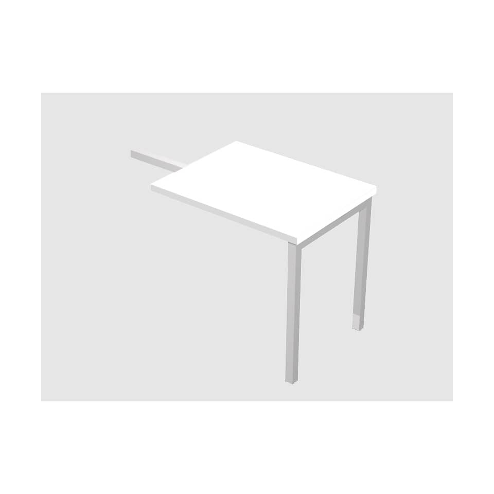 Allungo reversibile dx/sx per scrivania Artexport Presto Venere Plus 80x60x72,5 cm bianco - 67001 + 87711N + 86304N/3