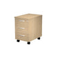 Cassettiera 3 cassetti Artexport Bridge 44x60x60 cm - rovere - C3-C