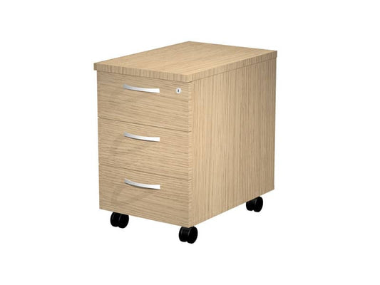 Cassettiera 3 cassetti Artexport Bridge 44x60x60 cm - rovere - C3-C