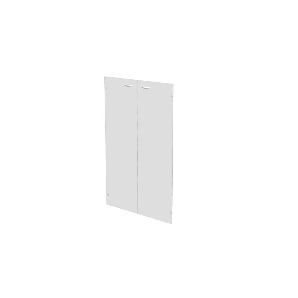Coppia ante senza serratura per mobile medio Artexport Venere Plus - vetro satinato 80x115 cm - 70069/G