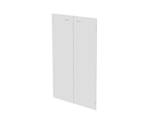 Coppia ante senza serratura per mobile medio Artexport Venere Plus - vetro satinato 80x115 cm - 70069/G