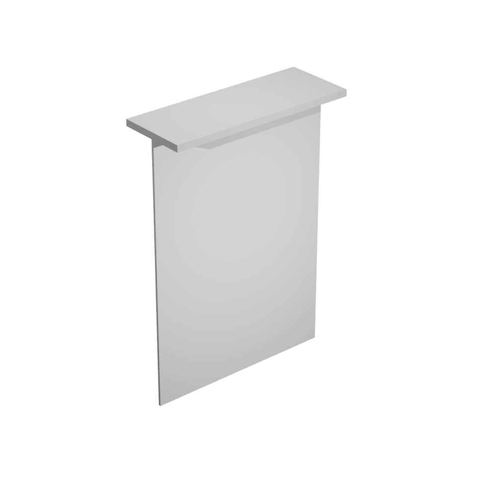 Bancone reception Artexport Presto lineare 80x30x115h cm grigio RB/80/9