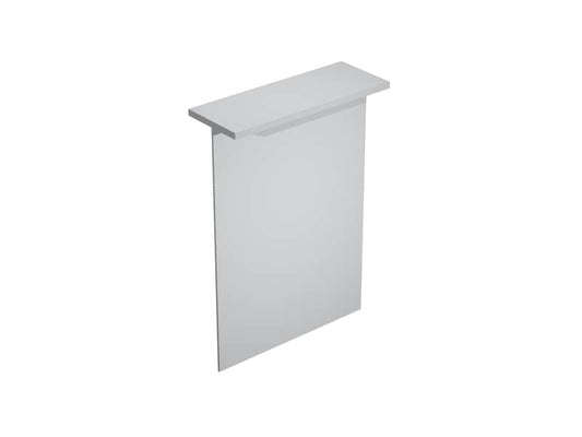 Bancone reception Artexport Presto lineare 80x30x115h cm grigio RB/80/9