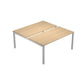 Scrivania per open space Artexport Bridge Bench 2 postazioni - 160x168x72,5 cm - rovere - BENCH160X2-C