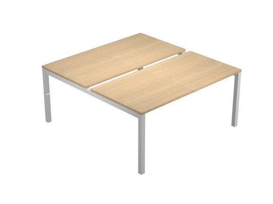 Scrivania per open space Artexport Bridge Bench 2 postazioni - 160x168x72,5 cm - rovere - BENCH160X2-C