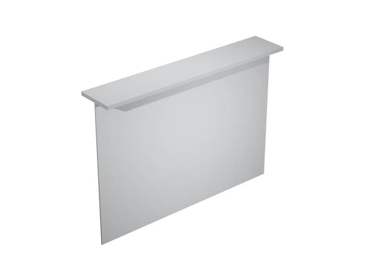 Bancone reception Artexport Presto lineare 160x30x115h cm grigio RB/160/9