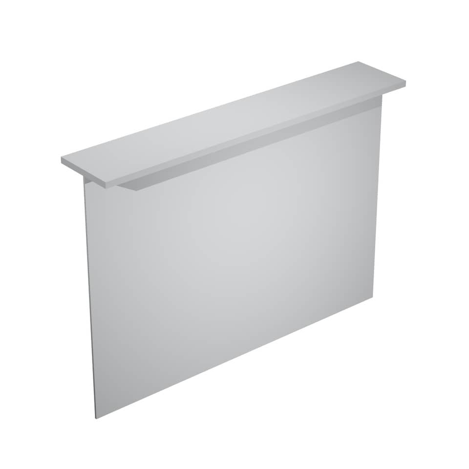 Bancone reception Artexport Presto lineare 160x30x115h cm grigio RB/160/9