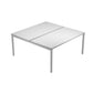 Scrivania Bench doppia senza divisorio Artexport Presto Venere Plus 140x164x72,5 cm grigio - 662B / NOPAR/9