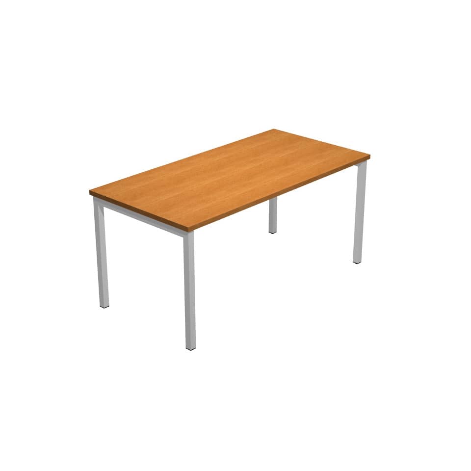 Scrivania Artexport Presto Venere Plus 160x80x72,5 cm piano noce chiaro - gambe metallo 66003 + 86711N  + 86308N/4