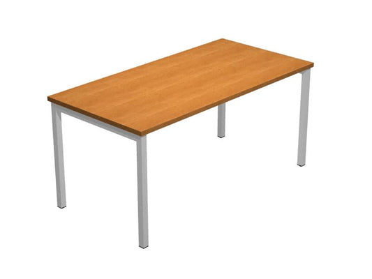 Scrivania Artexport Presto Venere Plus 160x80x72,5 cm piano noce chiaro - gambe metallo 66003 + 86711N  + 86308N/4