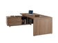 Scrivania manageriale Artexport Flora 225x170x74 cm fianchi legno ciliegio arabis - 902RIT/K