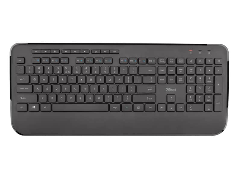 Set tastiera e mouse Trust Mezza  nero - 23396