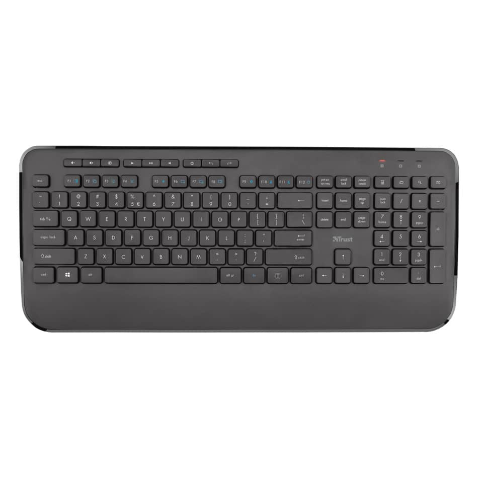 Set tastiera e mouse Trust Mezza  nero - 23396