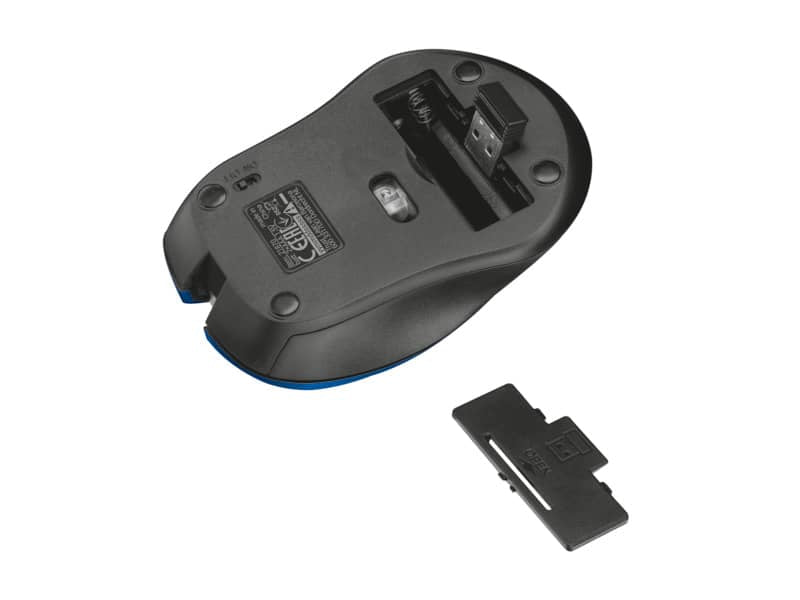Mouse wireless Trust Mydo Silent Click  blu - 21870